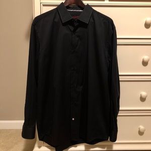 Robert Graham black long sleeve button down men XL